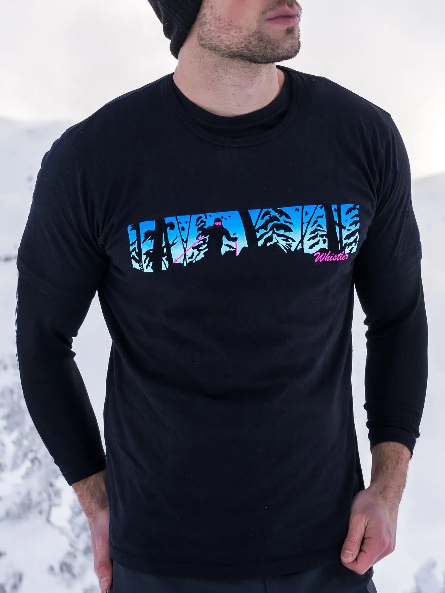 Tree Skier Graphic Short Sleeve